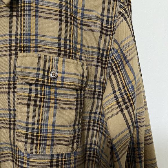 Marmot Mens Bayview Midweight Plaid Flannel Shirt Size L Country Ranch Outdoors - Picture 5 of 7